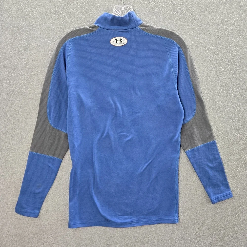 Under Armour Boys‎ Activewear Shirt Large Blue Logo Pullover